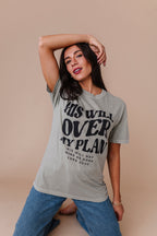 His Will Over My Plan Adult Tee - 2 Colors