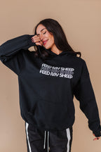 Feed My Sheep Hoodie - Black