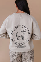 He Left The 99 Crewneck - Sand