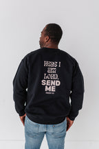 Here I Am Lord Adult Crewneck