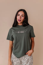 Christ Liveth In Me Adult Tee - 2 Colors