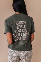 Christ Liveth In Me Adult Tee - 2 Colors