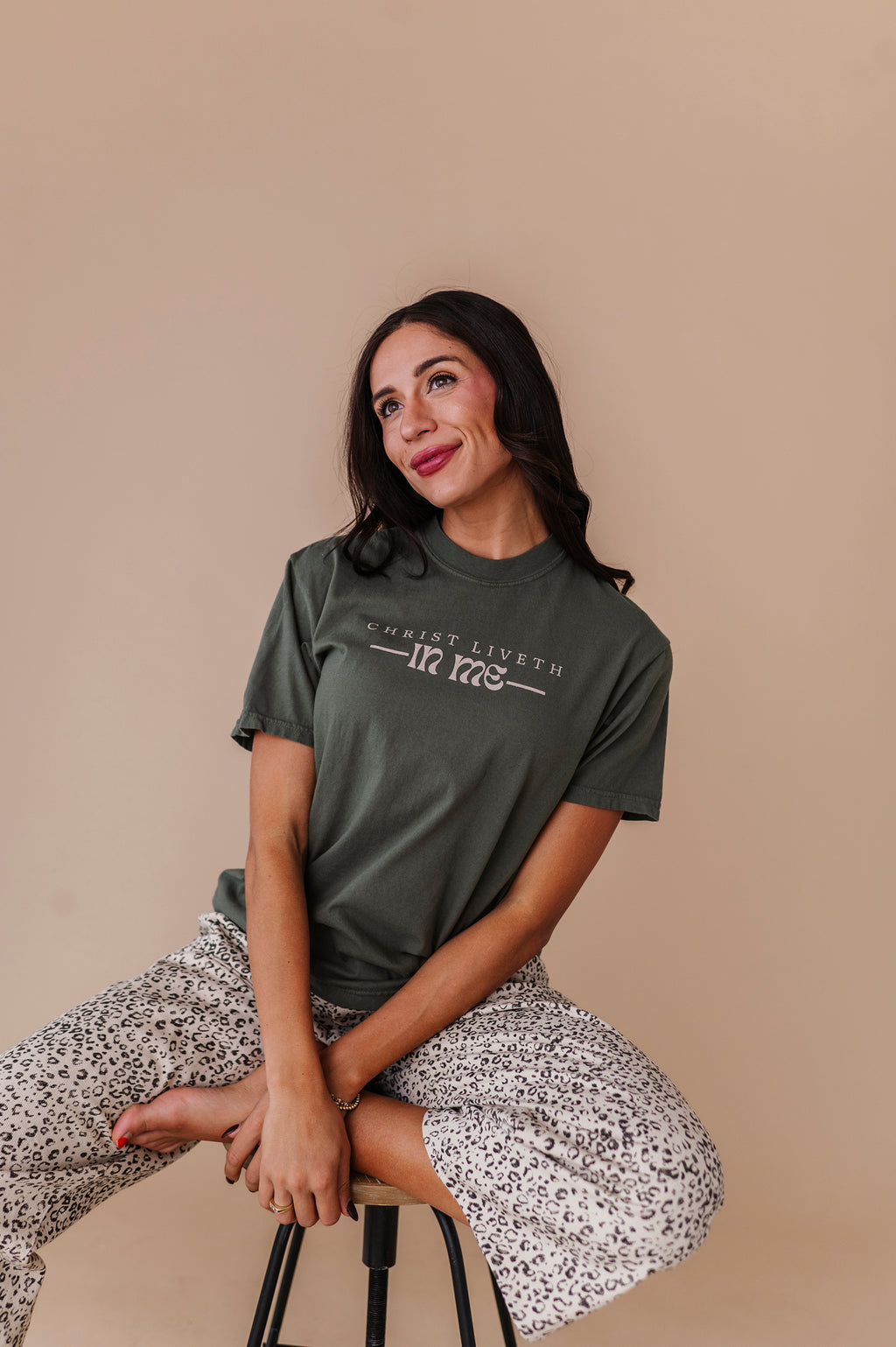 Christ Liveth In Me Adult Tee - 2 Colors