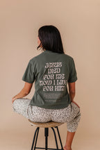 Christ Liveth In Me Adult Tee - 2 Colors