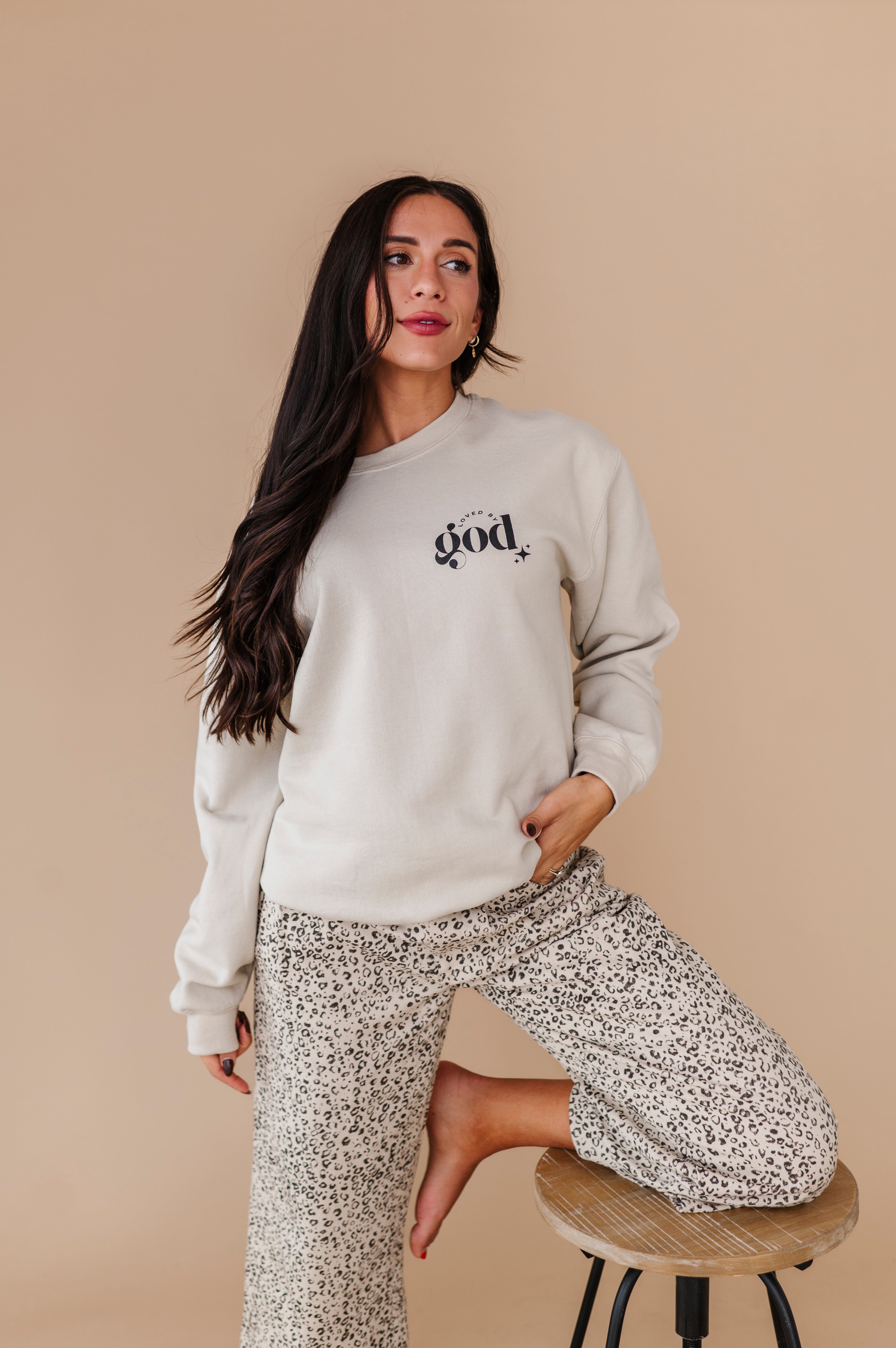 For God So Loved The World Crewneck - Sand