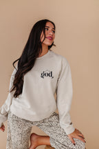 For God So Loved The World Crewneck - Sand