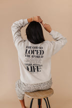 For God So Loved The World Crewneck - Sand