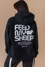 Feed My Sheep Hoodie - Black