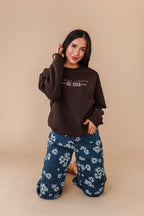 Christ Liveth In Me Crewneck - Chocolate