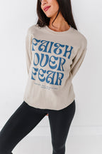Faith Over Fear Adult Crewneck