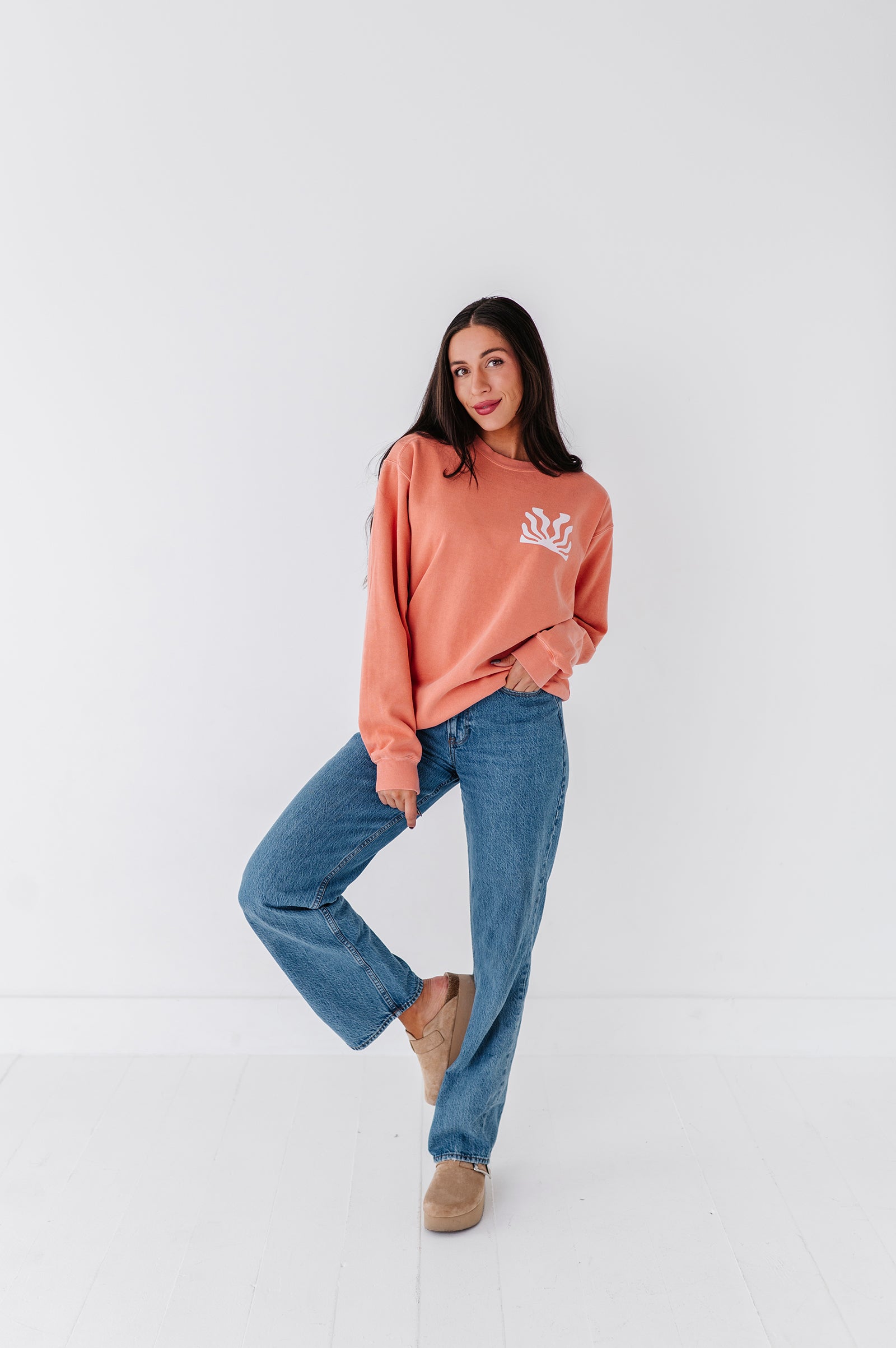 Let Your Light Shine Adult Crewneck
