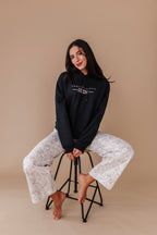 Christ Liveth In Me Hoodie - Black