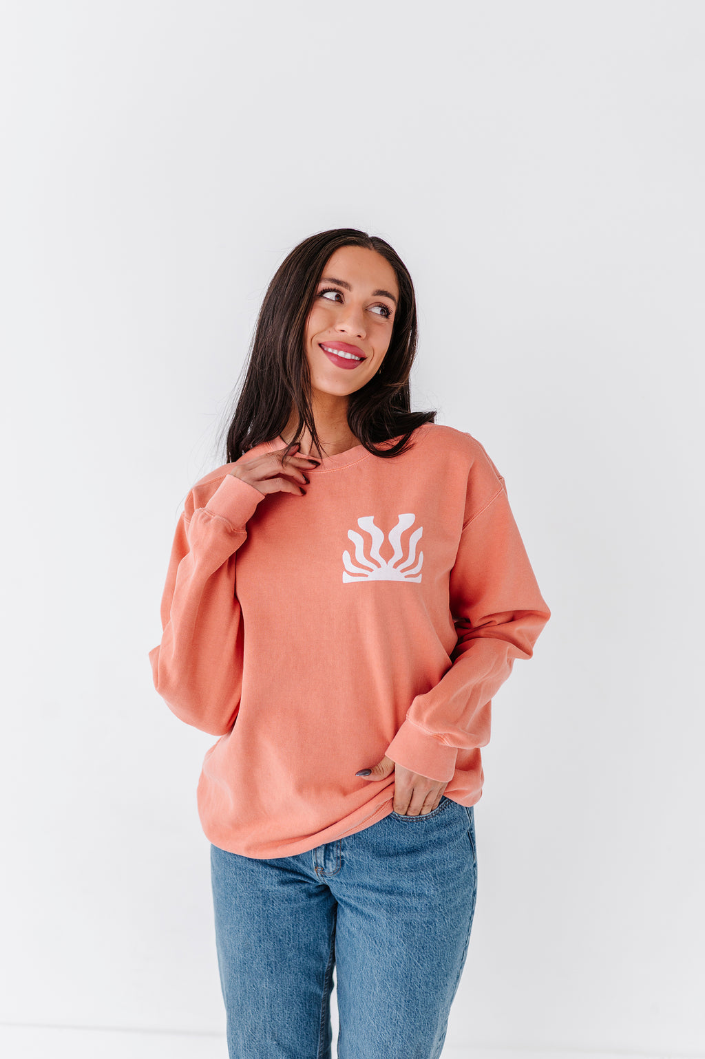 Let Your Light Shine Adult Crewneck