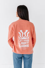 Let Your Light Shine Adult Crewneck