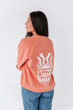 Let Your Light Shine Adult Crewneck