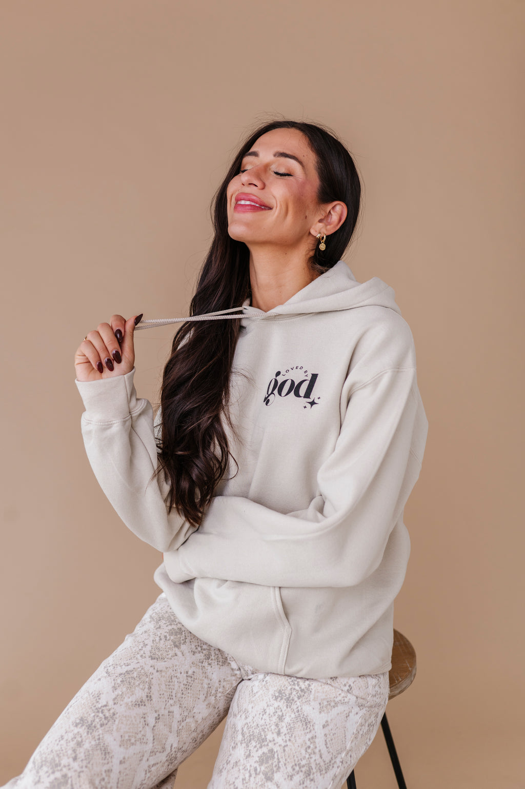 For God So Loved The World Hoodie - Sand