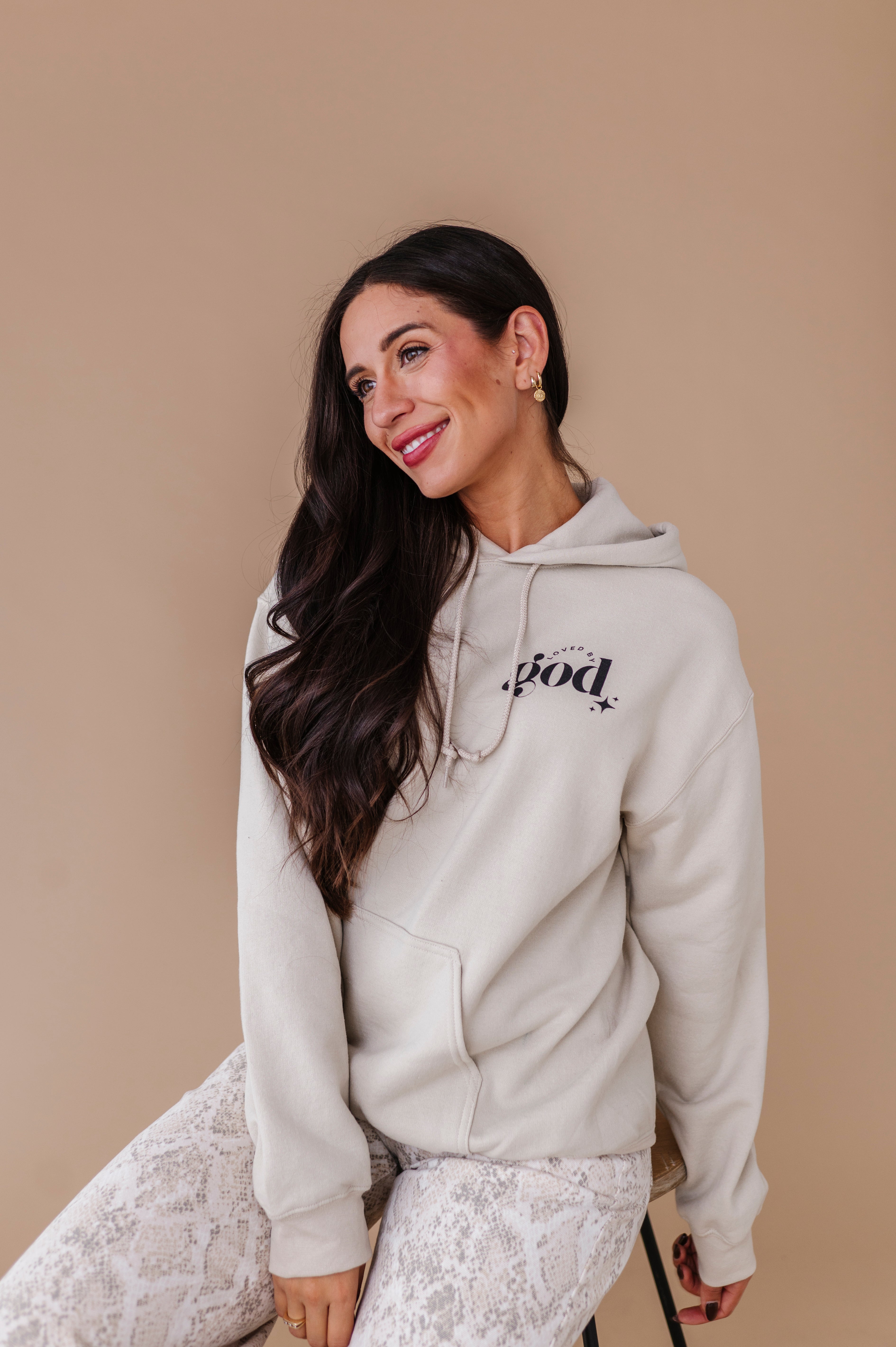 For God So Loved The World Hoodie - Sand