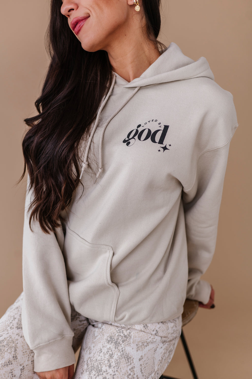 For God So Loved The World Hoodie - Sand