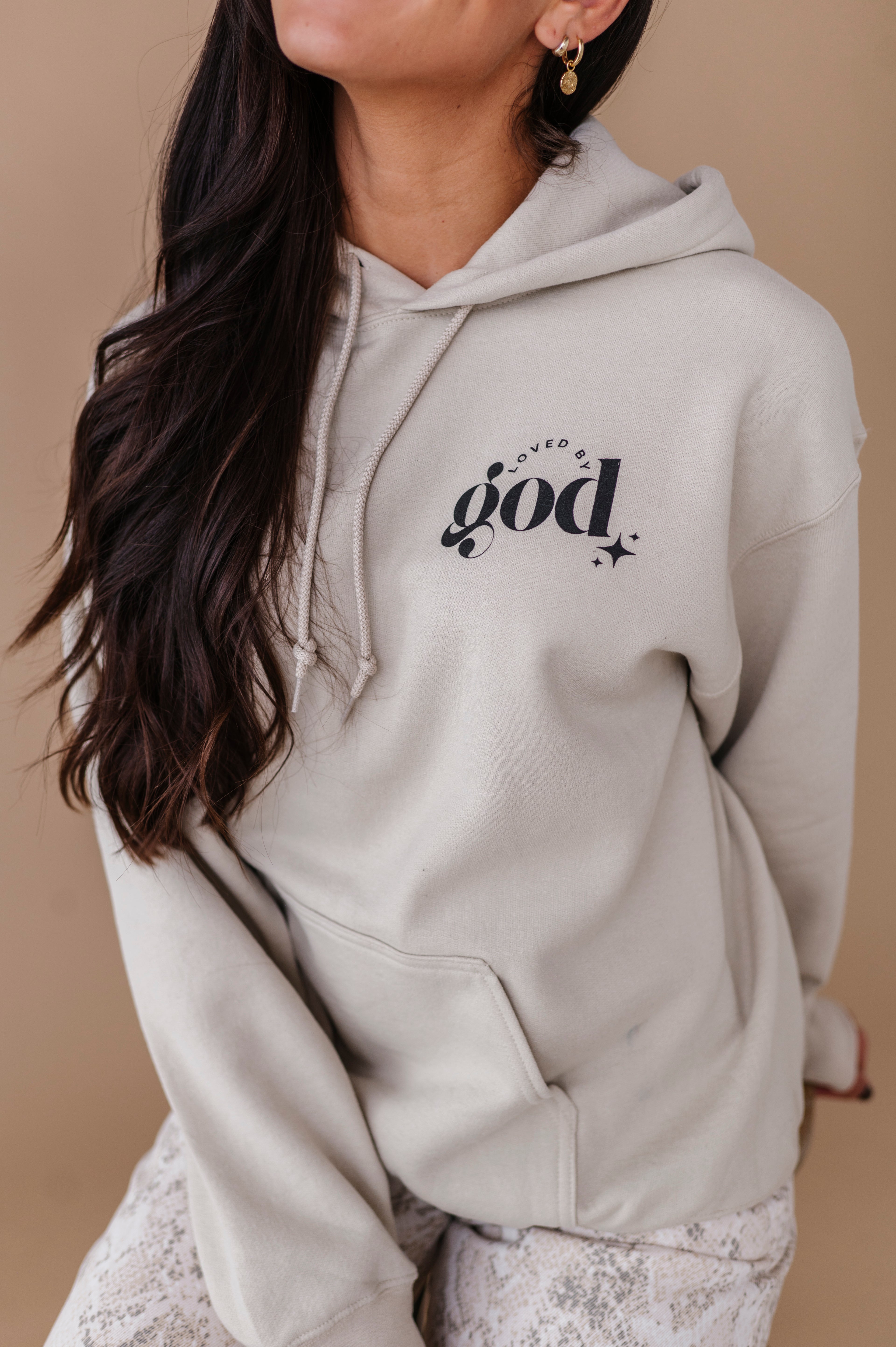 For God So Loved The World Hoodie - Sand