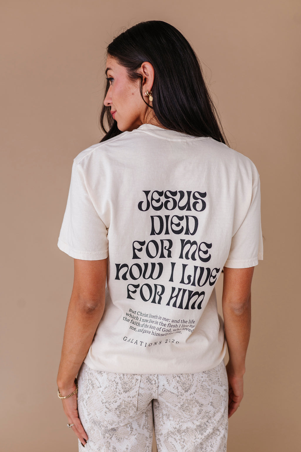 Christ Liveth In Me Adult Tee - 2 Colors